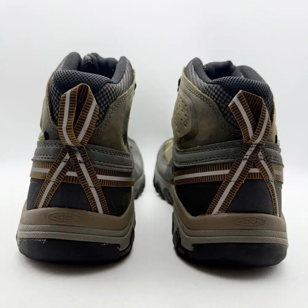 Keen Mens Targhee lll Mid Hiking Boot US 14 EU 47.5 Brown Leather WP EUC